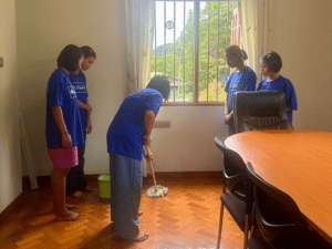 burmese-maid-housework